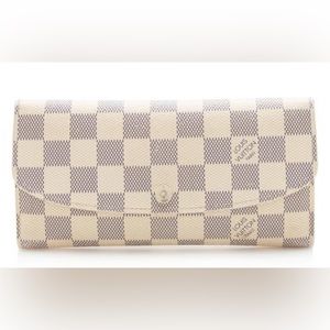 Louis Vuitton Damier Azur Emilie Wallet